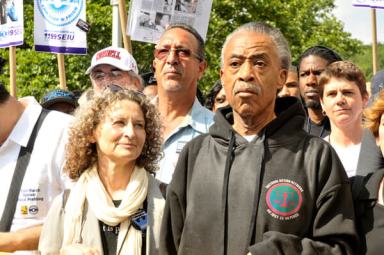 STOP & FRISK silent march to protest the police policy.