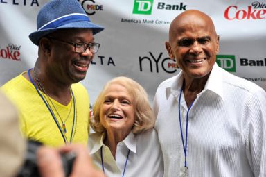 Edie Windsor, Harry Belafonte and Earl Fowlkes lead Gay Pride 2013 NYC