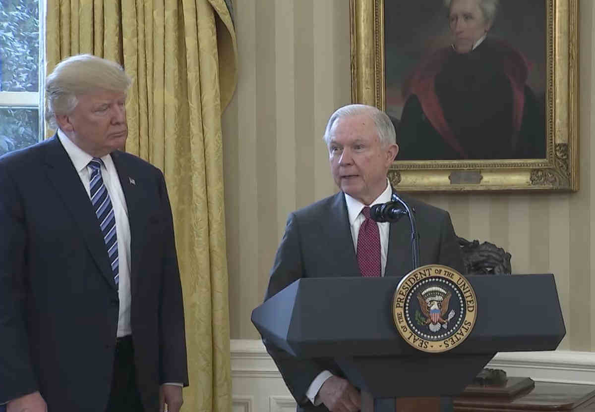 Jeff Sessions Steps Up Culture War