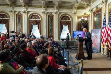 In World AIDS Day Speech, Pence Omits Any LGBTQ Mention