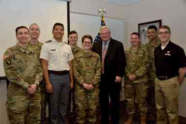 Tom Duane Visits West Point|Tom Duane Visits West Point