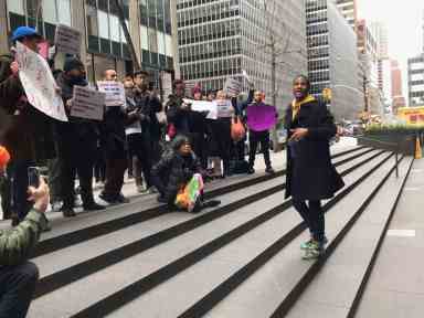 Advocates Protest HIV Falsehoods, Stigma at CBS Headquarters|Advocates Protest HIV Falsehoods, Stigma at CBS Headquarters|Advocates Protest HIV Falsehoods, Stigma at CBS Headquarters