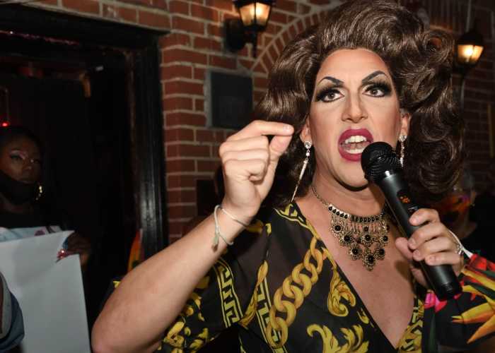 Activist, drag artist, and City Council hopeful Marti Gould Cummings.