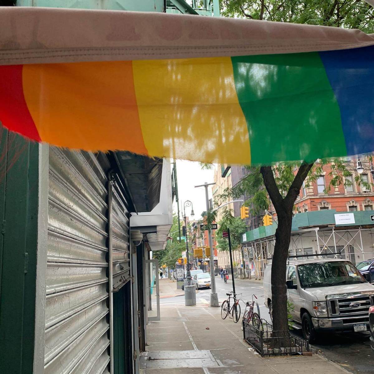 Bakery flag ripped