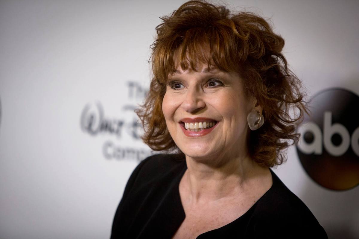 Comedian Joy Behar arrives for “A Celebration of Barbara Walters Cocktail Reception” in New York