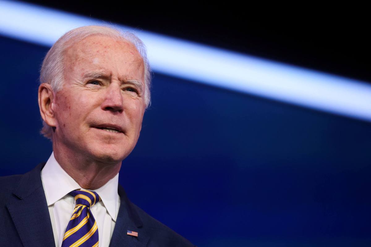 FILE PHOTO: U.S. President-elect Joe Biden delivers remarks on the U.S. response to the coronavirus disease (COVID-19) outbreak, at his transition headquarters in Wilmington