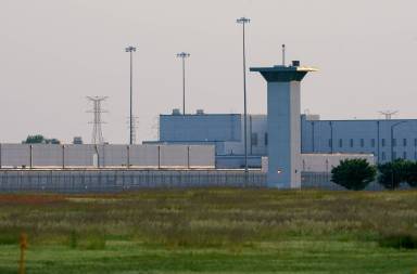 The sun sets on the Federal Corrections Complex where tomorrow John Walker Lindh will be released after the conclusion of his prison sentence in Terre Haute