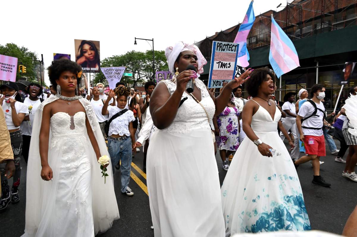 Trans Youth Brooklyn Liberation Rally and March with Queen Jean and Joel Rivera