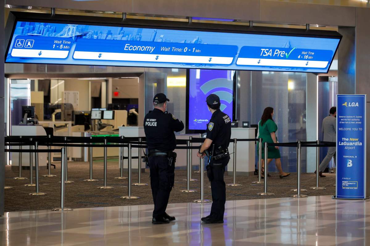 LaGuardia Airport’s newly renovated Terminal B in New York