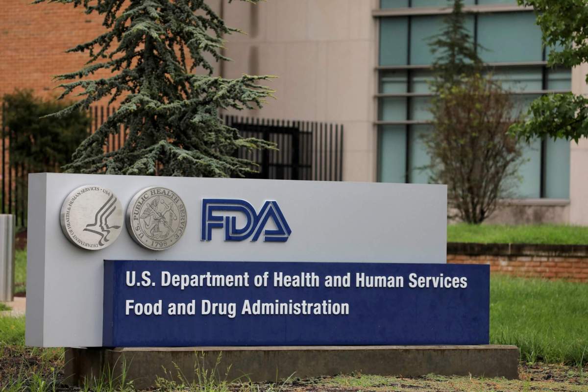 FILE PHOTO: Signage is seen outside of FDA headquarters in White Oak, Maryland