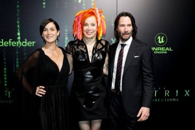 Red carpet for the premiere of The Matrix Resurrections in San Francisco