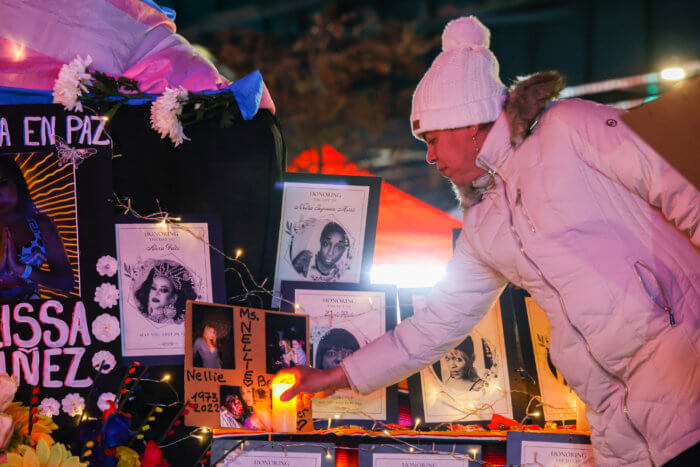 Transgender Day of Remembrance vigil at Corona Plaza