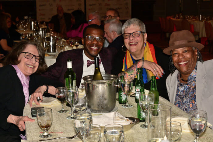 Susan Rowley, Latiff Robbins, Cathy Marino-Thomas, and Sheila Marino-Thomas.