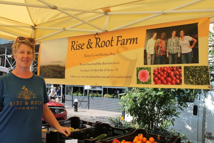 Michaela Hayes-Hodge, co-owner of Rise & Root Farm