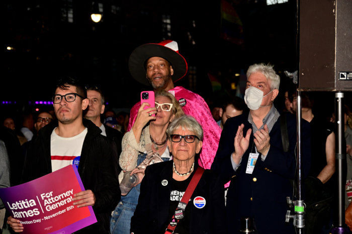 The crowd at Stonewall.