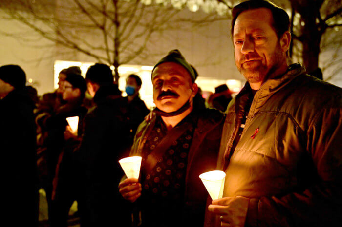 Carlos Valentin and husband Patrick Aitcheson