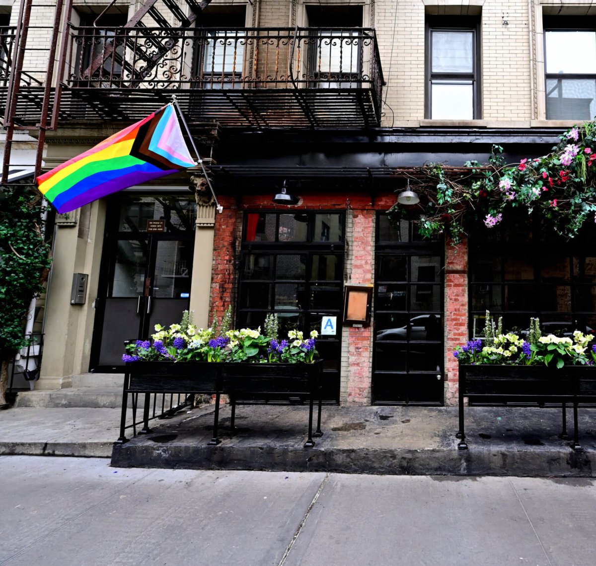 A new Rainbow Flag was installed at Little Prince hours after the previous flag was set ablaze.