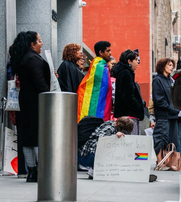 Messages of solidarity.