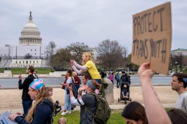 Schools and colleges across the US would be forbidden from enacting outright bans on transgender athletes under a proposal released Thursday, April 6, from the Biden administration, but teams could create some limits in certain cases.