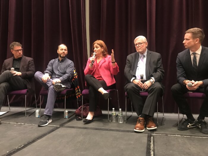 Stephen Petrus, Corey Johnson, Christine Quinn, Tom Duane, and Erik Bottcher.