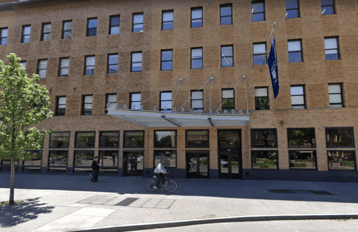 The Grace Church School's high school campus in the East Village section of Manhattan.