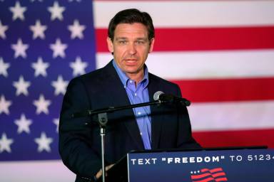 Florida Gov. Ron DeSantis speaks during a campaign event on June 2, 2023, in Lexington, S.C.