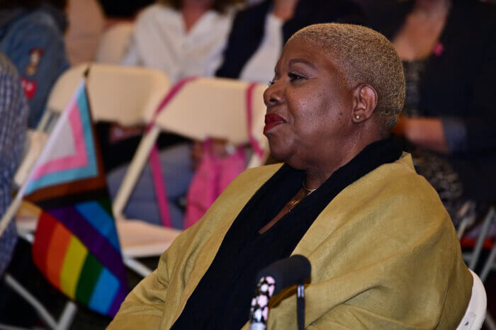 Honoree Soraya Elcock of the Hetrick-Martin Institute.