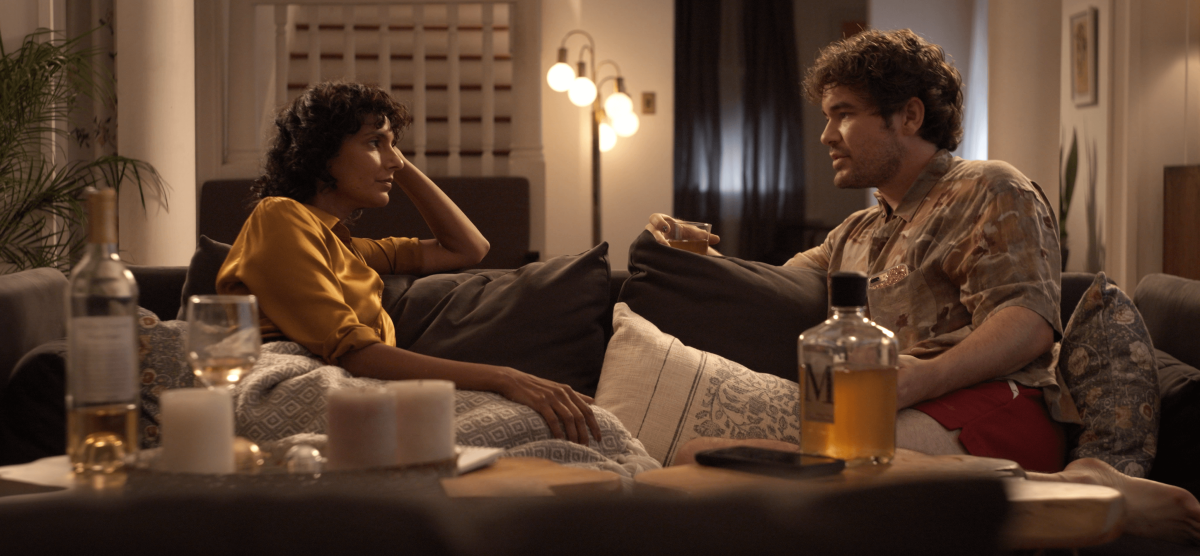 Priya (Poorna Jagannathan) and Nic (Casey Thomas Brown) in "I'll Show You Mine."