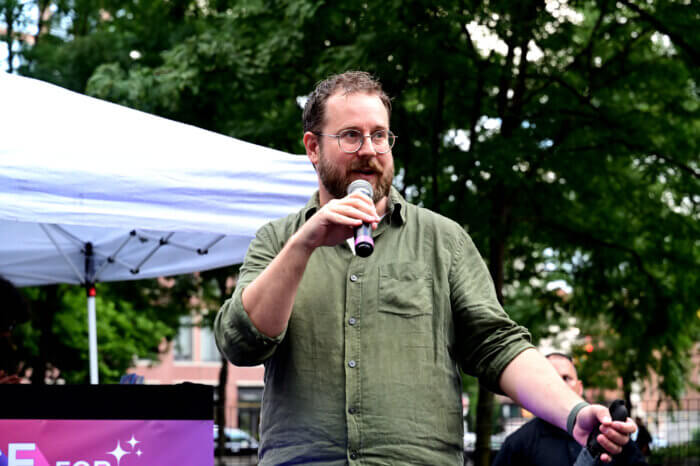 Dave Harper, the executive director and board chair of the NYC AIDS Memorial. 