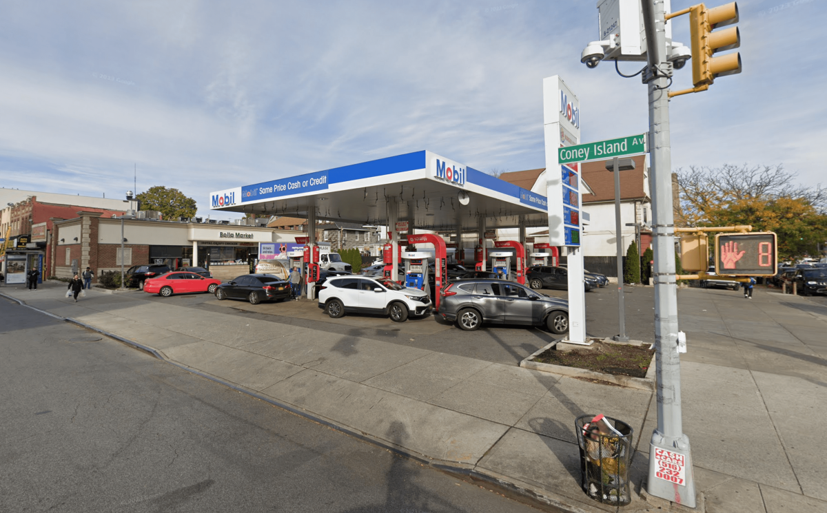 O'Shae Sibley was killed at a Mobil gas station along Coney Island Avenue in Brooklyn.