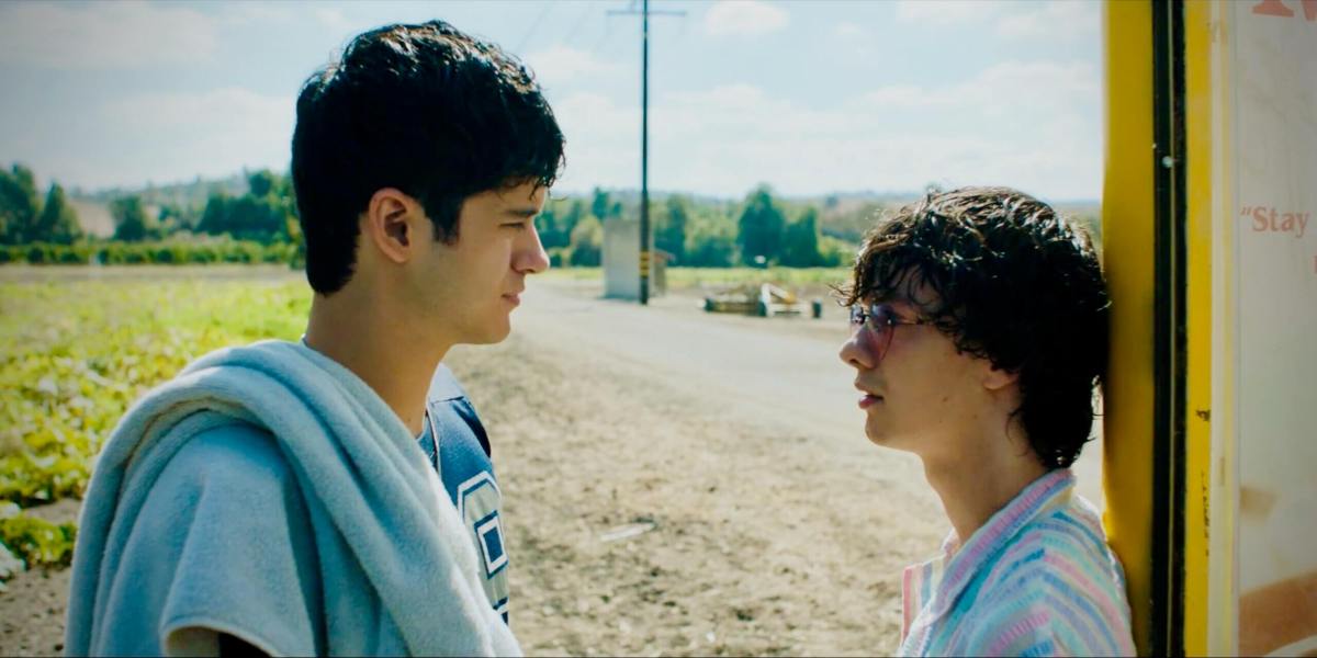 Aristotle aka Ari (Max Pelayo) and Dante (Reese Gonzales) in "Aristotle and Dante Discover the Secrets of the Universe."