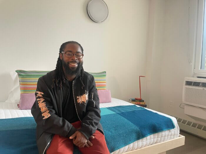 Malik Hanley, a resident of Homeward West Harlem, has found purpose while living in supportive housing. 