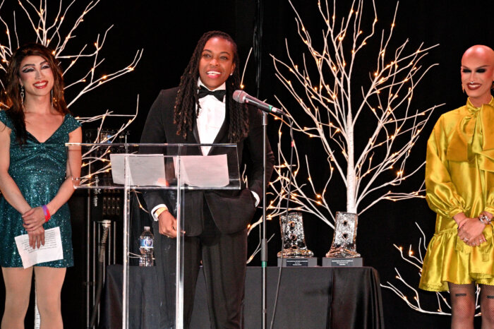 Awardee Amber Hikes, who is the deputy executive director for strategy and culture at the ACLU.