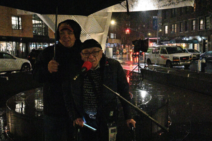 Speaker Brent Nicholson Earle, a lead organizer and mainstay of the annual Out of the Darkness event on World AIDS Day.