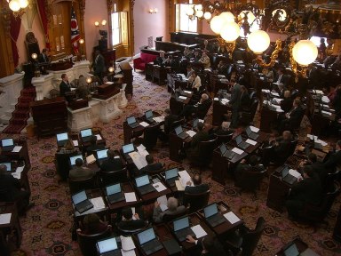 Ohio state lawmakers overrode Governor Mike DeWine's veto of anti-LGBTQ legislation that passed last year.