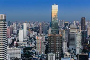 Bangkok, Thailand's capital and the seat of parliament. Members of the lower house voted overwhelmingly to approve marriage equality.