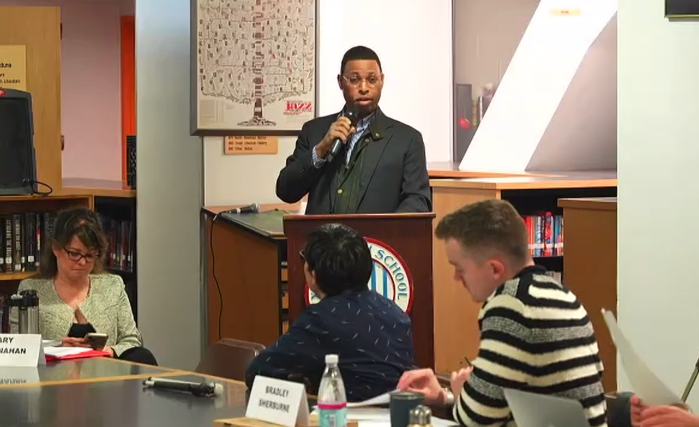 Stonewall Democratic Club of New York City board member Caleb Simmons.