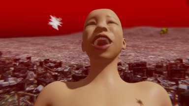 "UKI," completed last year, takes place in a hellscape that resembles a more debased version of the world of “Fresh Kill.”